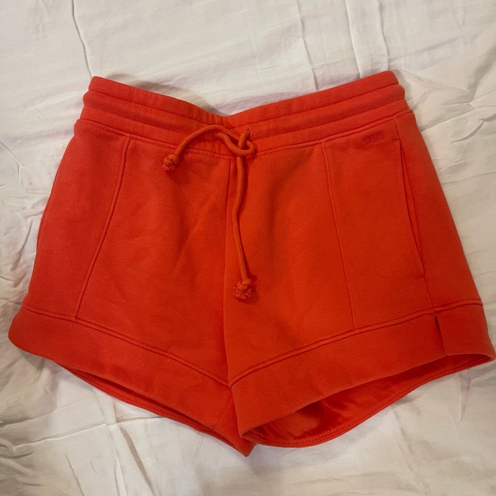 DSG Bright Red Athletic Drawstring Shorts